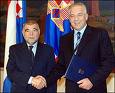  CROATIAN PRESIDENT STIPE MESI AND PRIME MINISTER IVO SANADER PROTECTS EACH OTHER OF THE CRIMINAL PROSECUTION