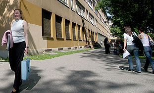 IN THE YARD OF PEDAGOGIC ACADEMY IN ZAGREB EXIST MASS SECRET GRAVES WITH 300 VICTIMS OF COMMUNIST TERRORS FROM 1945 YEARS
