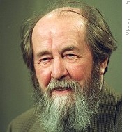 DIE GLORIOUS RUSSIAN DISSIDENT AND WRITER SOLZHENITSYN HAS WARNED: DON'T LIVE WITH LIE! 